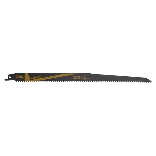 Wolfcraft Pack 2 Hojas Sierra Sable Cv, Madera Plástico Longitud 300MM 2296000