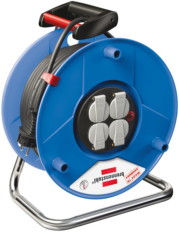 Brennenstuhl Drum Cable Garant 25M, 4 Plugs