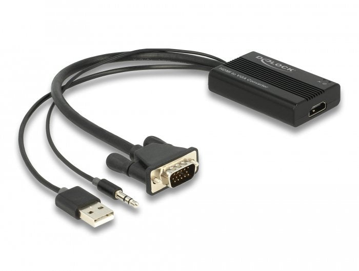 Delock Adapter HDMI a VGA With Audio 25CM
