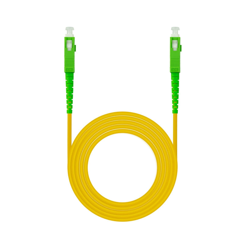 Nanocable Cable Fibre Sc/Apc-sc/Apc Monomodo Lszh 15M - Yellow