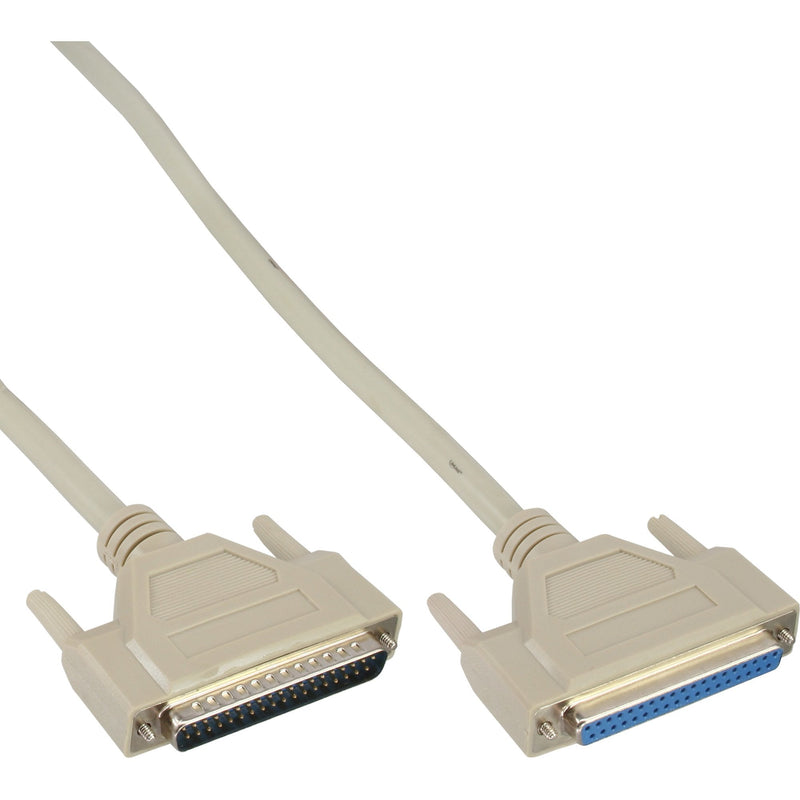 Inline Cable Extensión Serie Moldeado DB37 Male a Female Directo Grey 1M