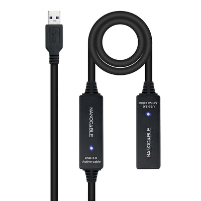 Nanocable Cable Prolongador With Amplifier USB-A 3.0 Male a USB-A Female 10M — image 1