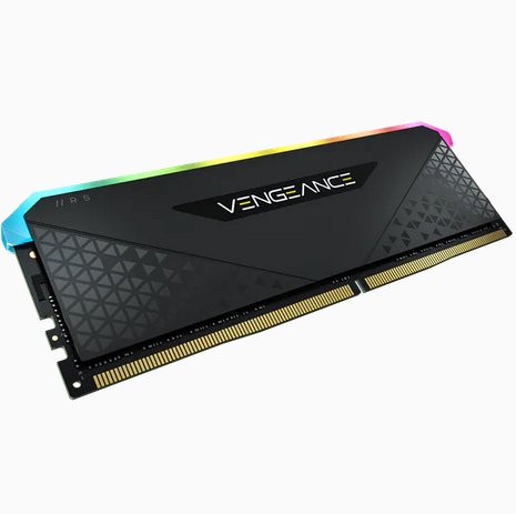 Corsair RAM DDR4 3200 8GB C16 Vengeance RGB Rs 1.35V, 16-20-20-38 Black Pcb, AMD & Intel