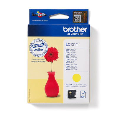 Brother LC121Y Yellow Genuine Blaster Ink Cartridge — image 1