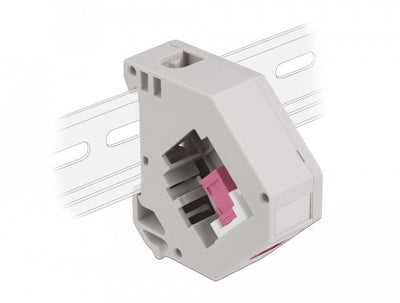 Delock Adapter Carril Din With Keystone Sc Simplex Connector Female a Sc Simplex Connector Female Violet — image 1