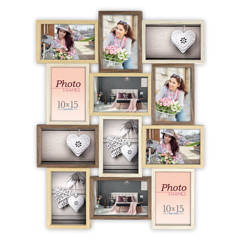 Zep Montreaux 12Q Beige, Brown Frame Digital