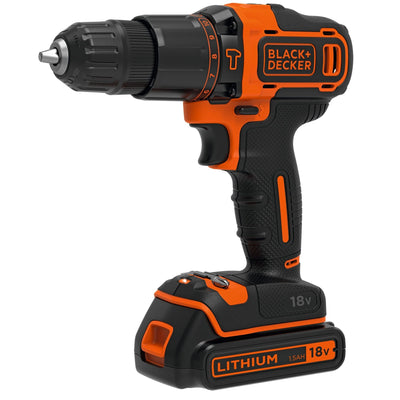 Black + Decker Drill Percutor 18V BDCHD18KB-QW — image 1