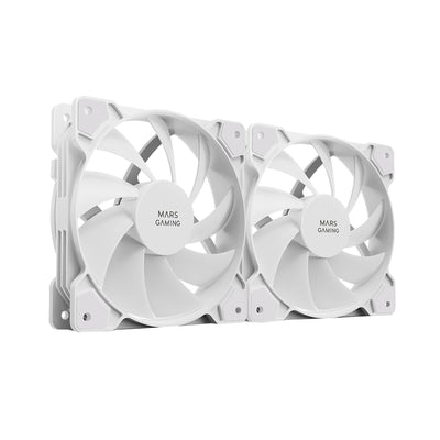 Mars Gaming Kit 2 Fans Auxiliar MFPROX2 White — image 1