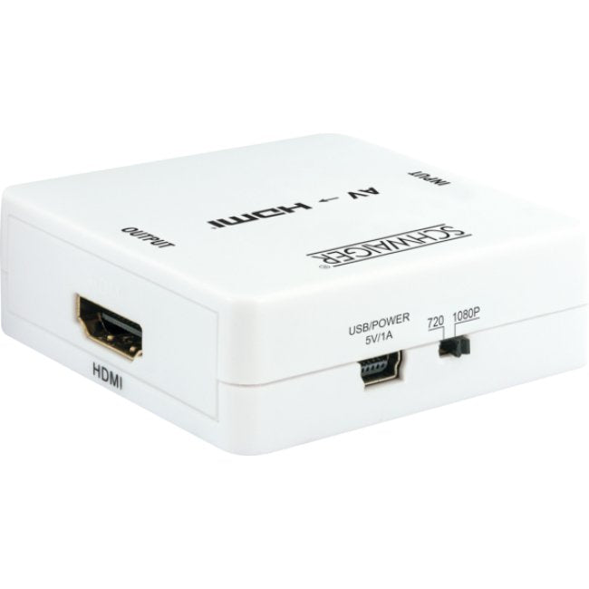 Schwaiger HDMRCA01 513 Converter Vídeo With Escalador 1920 X 1080 Pixels Av a HDMI
