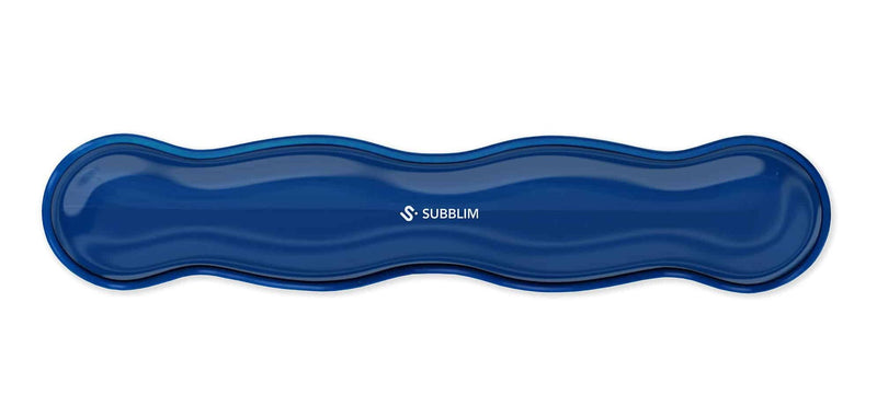Subblim Mouse Pad Keyboard Crystal Flex Wrist Rest Blue Oscuro Wrist Rest Subblim Ergo Glass Flex/ Blue Oscuro