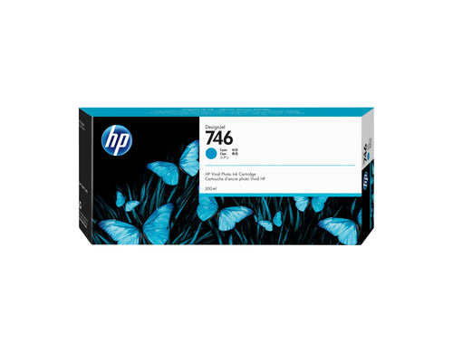 HP Nº 746 300ML Cyan Ink Cartridge P2V80A — image 1