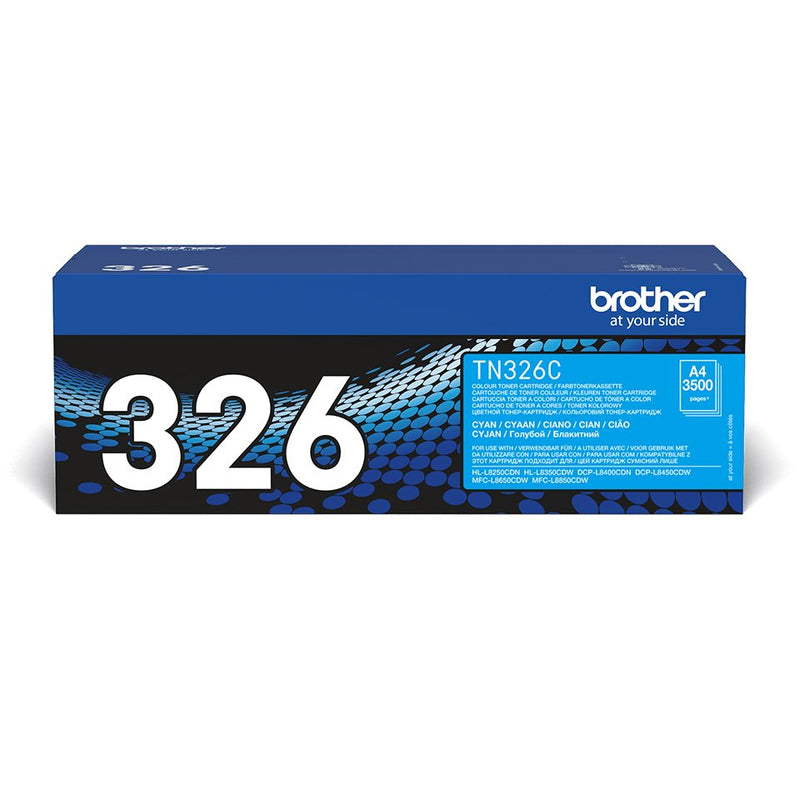 Brother Genuine Toner TN326C Cyan TN-326C