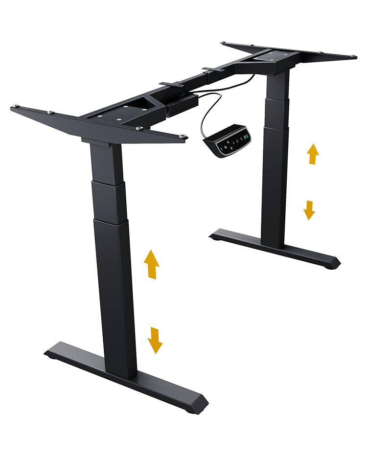 Icy Box Frame Desk Elevadora Eléctrica Adjustable Height (IB-EW205B-T) Without Tablero