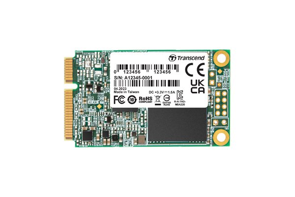 Transcend Drive SSD 64GB MSA220S Msata 3D Nand, SATA3
