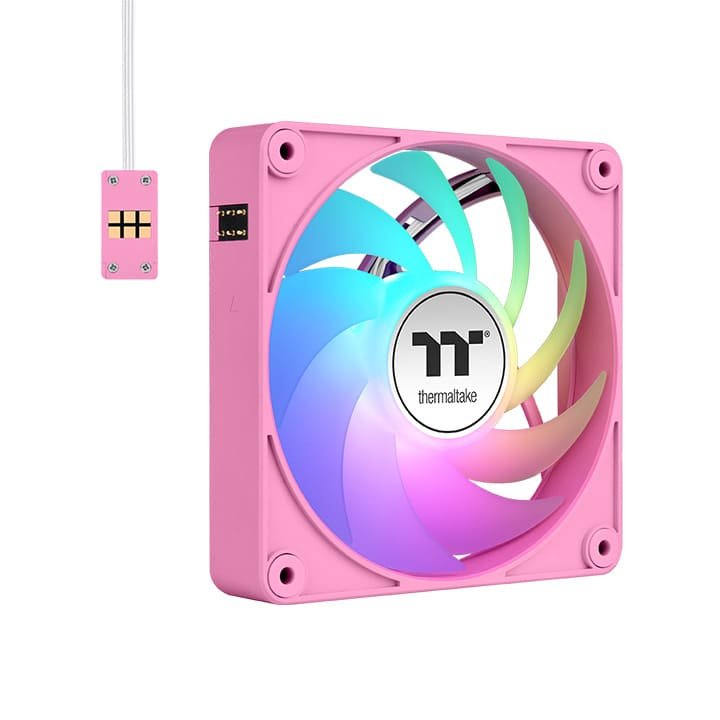 Thermaltake Fan PC CL-F221-PL14PK-A, Pink Neón