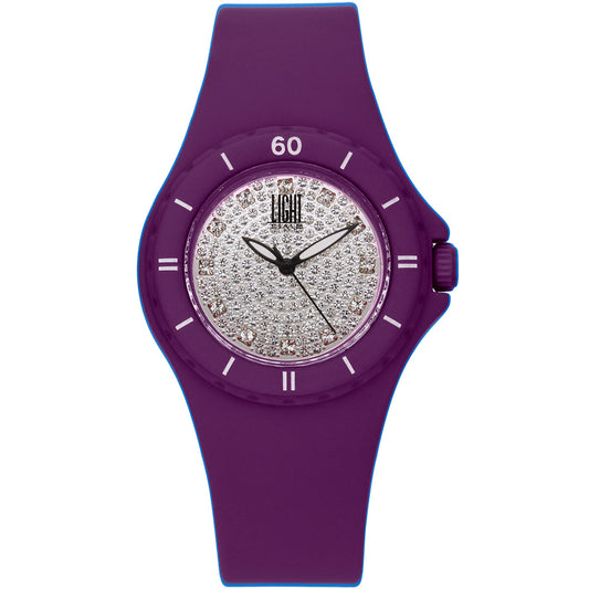 Light Time Ladies' Watch Light Time Silicon Strass (Ø 36 Mm)