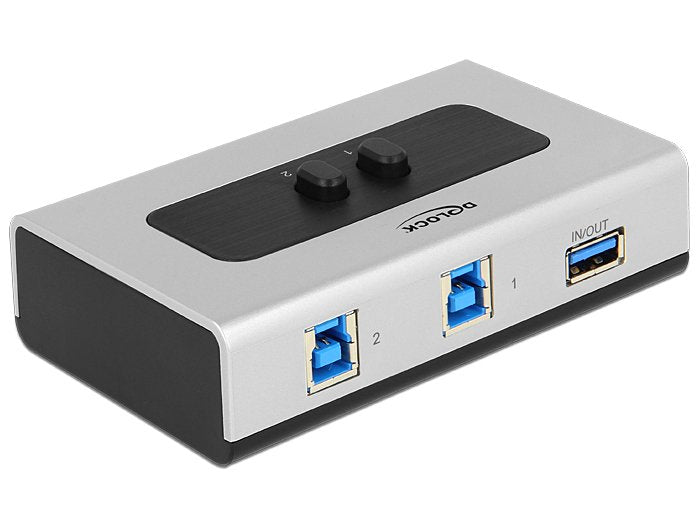 Delock Switch Bidireccional Manual USB 3.0 2 Ports