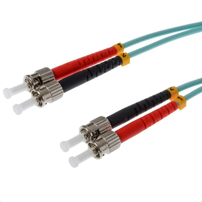 Helos Lwl Network Cable St/St Duplex 50/125?M OM3 Aqua 3,0M — image 1