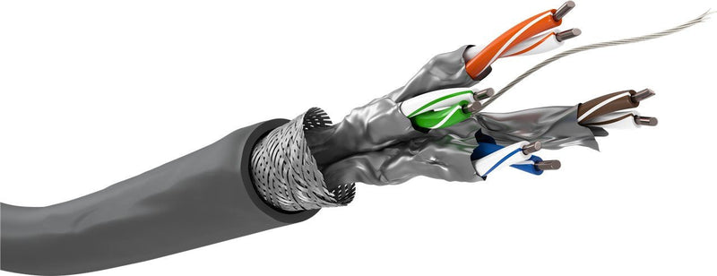 Goobay Network Cable CAT.6, S/FTP (pimf) Grey 305 Metres 95696