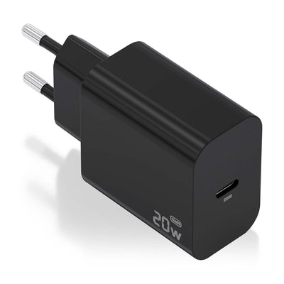 Aisens Charger GaN 20W, 1x USB-C PD 3.0, Black — image 1