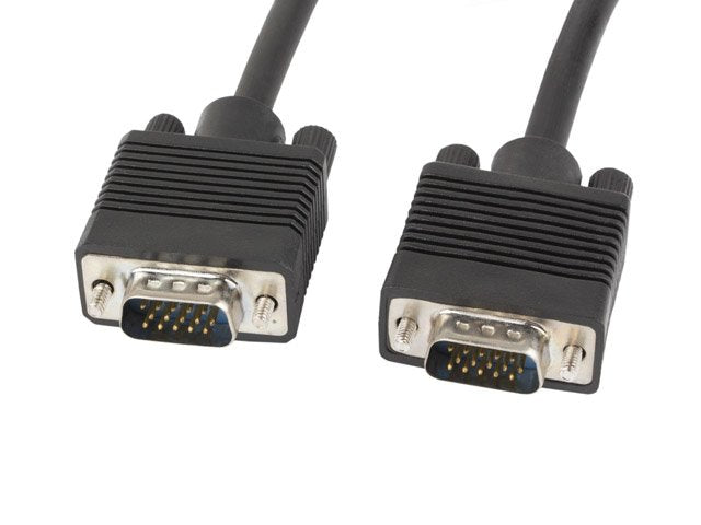Lanberg Cable VGA Macho-macho CA-VGAC-10CC-0050-B Ferritas Black 5 Metres