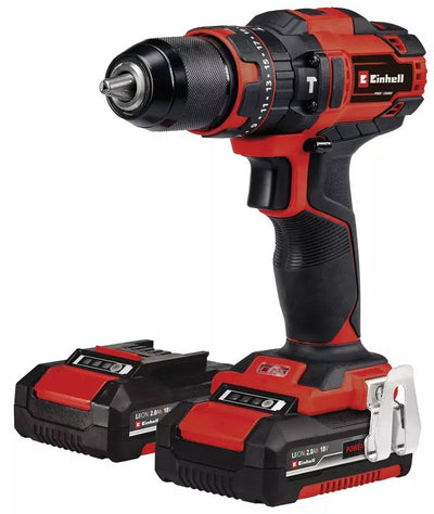 Einhell Set Of Drill Percutor a Battery Te-cd 18/40 Li-i + 64, 18 Voltios Red/Black 2 Batteries Iones Litio 2, — image 1