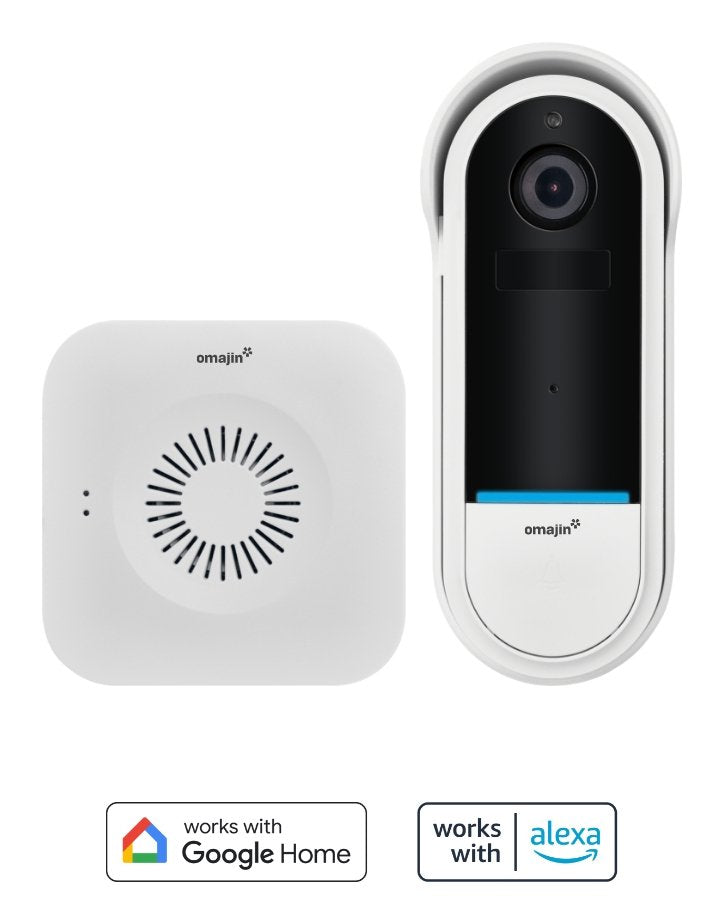 Video Doorbell Wireless Omajin OVD-01-EU White Black