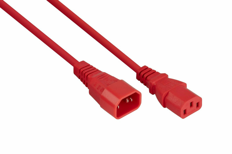 Kabelmeister Cable Alargador IEC C14 An C13 Red 3M