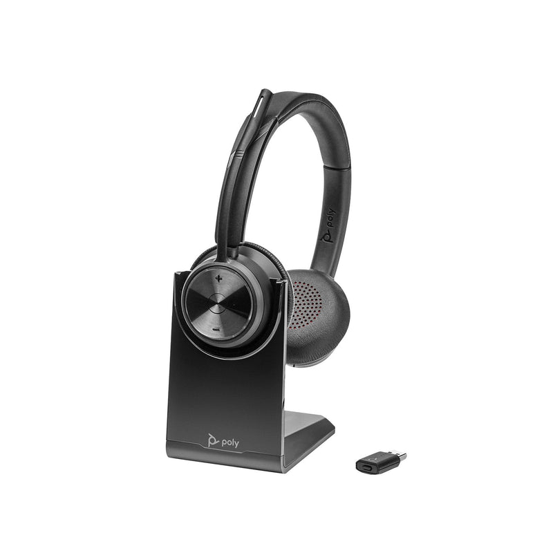 Poly Savi 7320 Uc Auriculares Inalámbrico USB Tipo-c Base Charging Negro