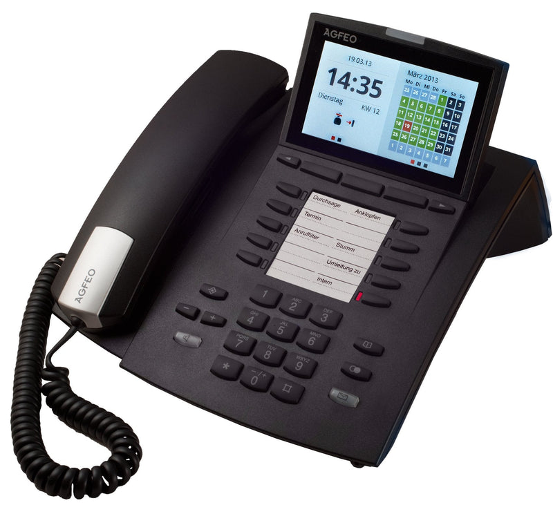 Agfeo St 45 Phone Analógico Black Identificador Llamadas