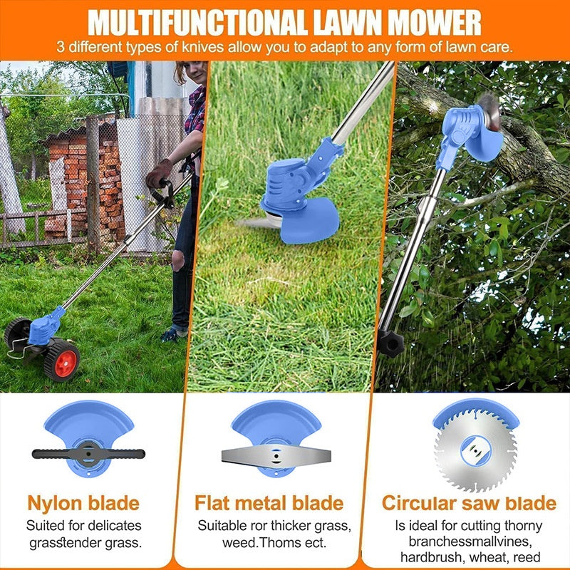Portable Multi-functional Household Wireless Rechargeable Lithium Battery Grass Trimmer