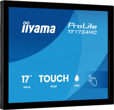 Iiyama Monitor 17 (1280X1024) Prolite TF1734MC-B8X 5:4 TN 5MS 75HZ HDMI DisplayPort VGA VESA Touch Black — image 1
