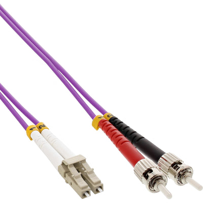 Inline Cable Duplex Fibre Optic Lc/St 50/125?M OM4 20M — image 1