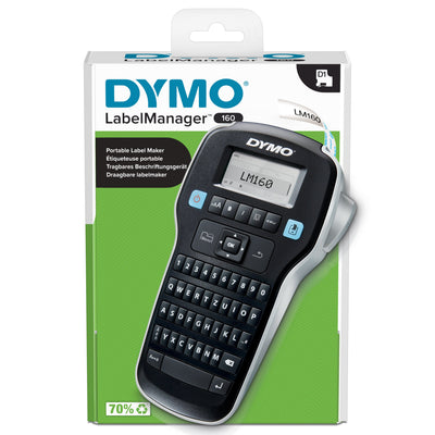Dymo Labelmanager 160 6/9/12MM D1-BÄNDER Qwertz — image 1