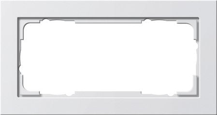 Gira 100229 Frame 2F Or.ms White Puro E2 Or.mittelsteg