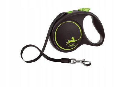 Flexi Strap Retractable Black Design M 5M, Black — image 1