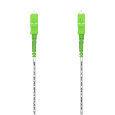 Aisens Cable Fibre Optic G657A2 3.0 9/125 Smf Simplex Cpr Dca Lszh - Sc/Apc-sc/Apc - 50M - White — image 1