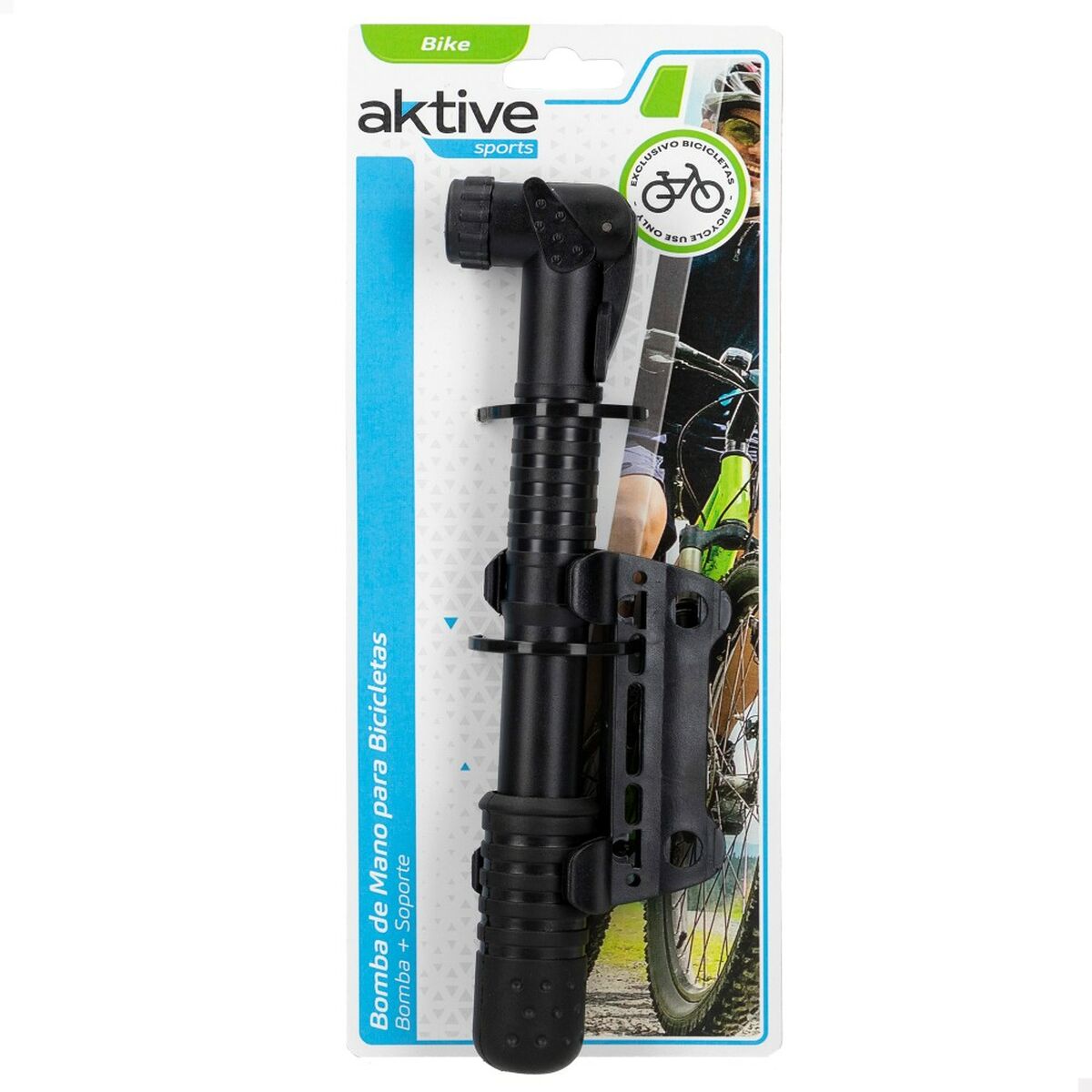 Air Pump Aktive Black Bicycle