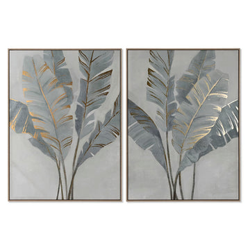 Canvas Home ESPRIT polystyrene Canvas 90 x 4 x 120 cm