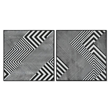 Canvas Home ESPRIT polystyrene Canvas 100 x 4 x 100 cm