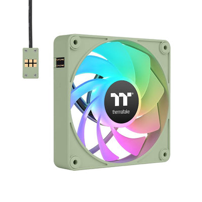 Thermaltake Fan PC Case CT140 Ex Reverse ARGB Sync Green Claro, Paquete 3 CL-F199-PL14MG-A — image 1