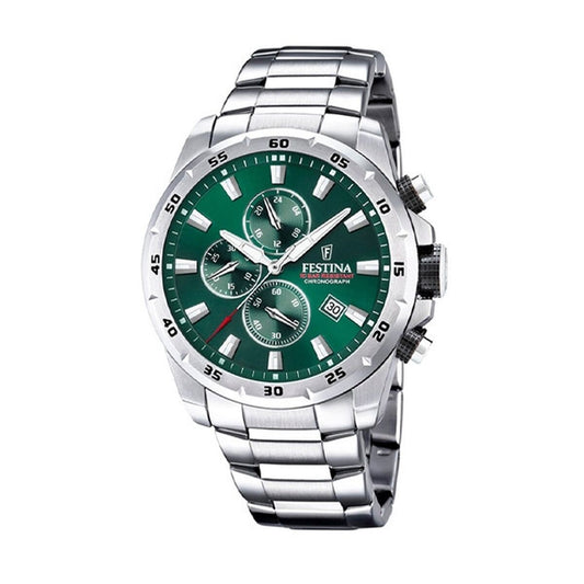 Festina Men's Watch Festina F20463/3 Green Silver