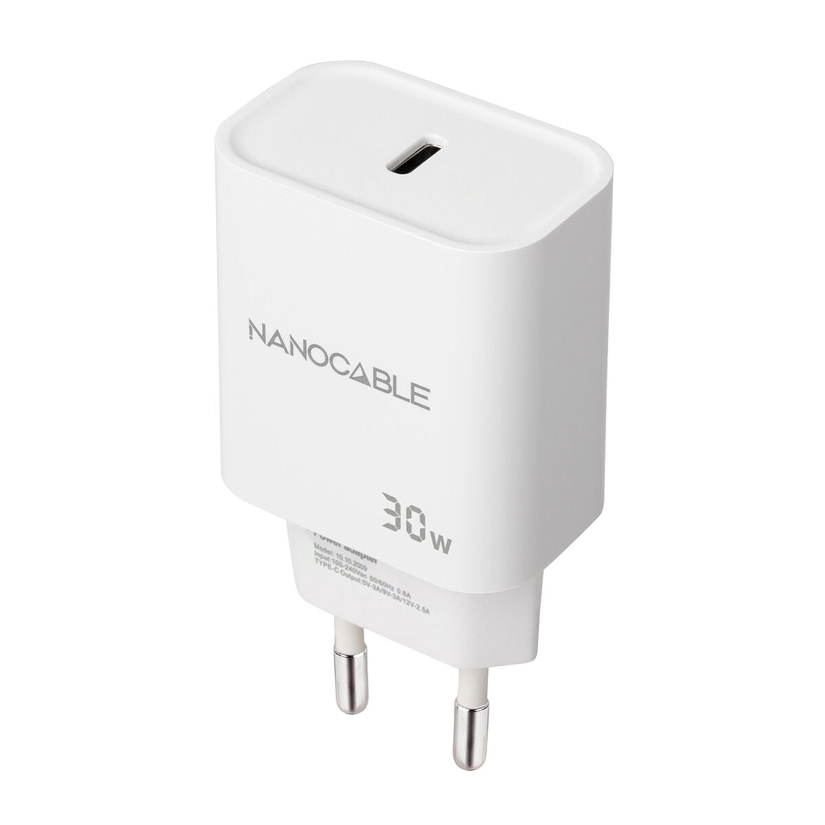 Wall Charger NANOCABLE 10.10.2009 White