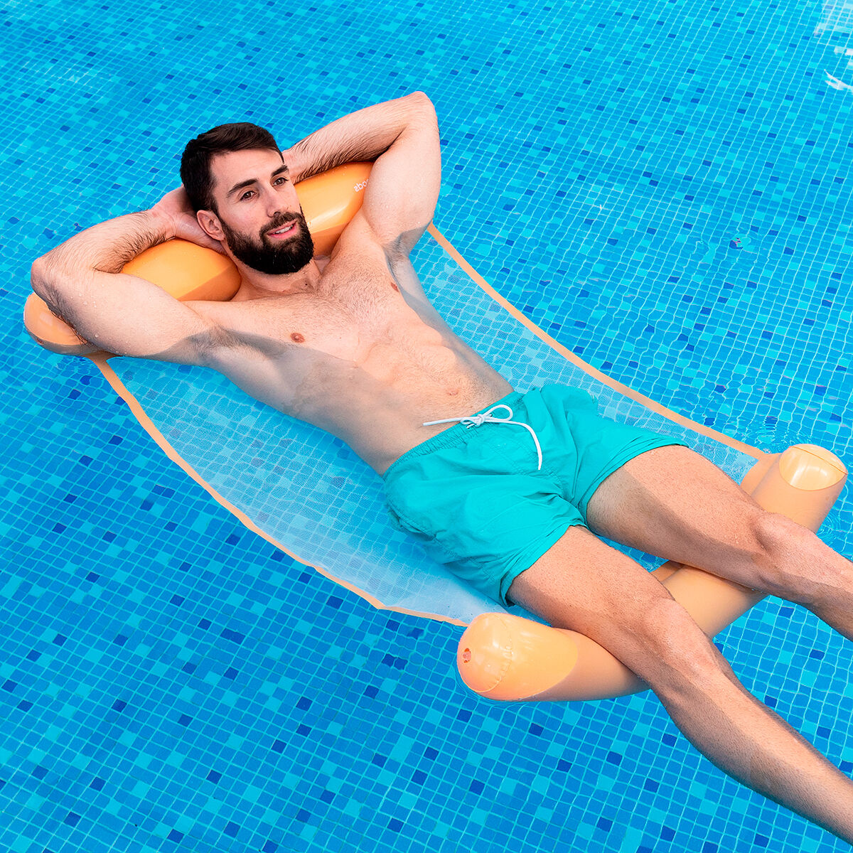 Innovagoods Single Floating Water Hammock For Swimming Pool Pulok Innovagoods