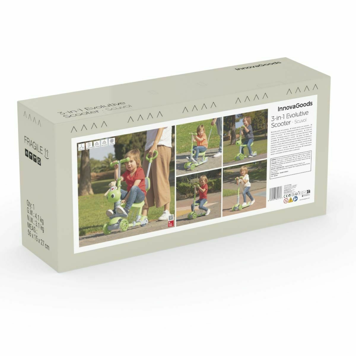 Innovagoods 3-In-1 Evolving Kids' Scooter Innovagoods (Refurbished A)