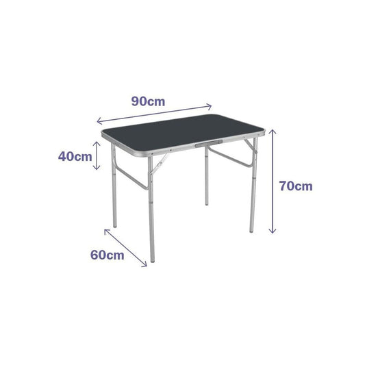 Folding Table Marbueno Grey 90 x 70 x 60 cm