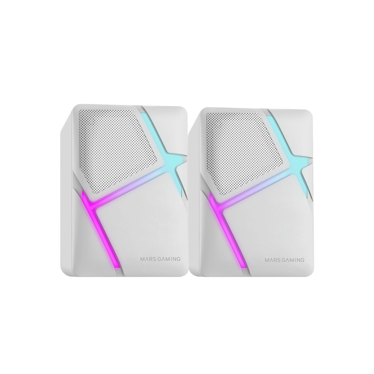 Mars Gaming Portable Bluetooth Speakers Mars Gaming Mshw White Black 4 W