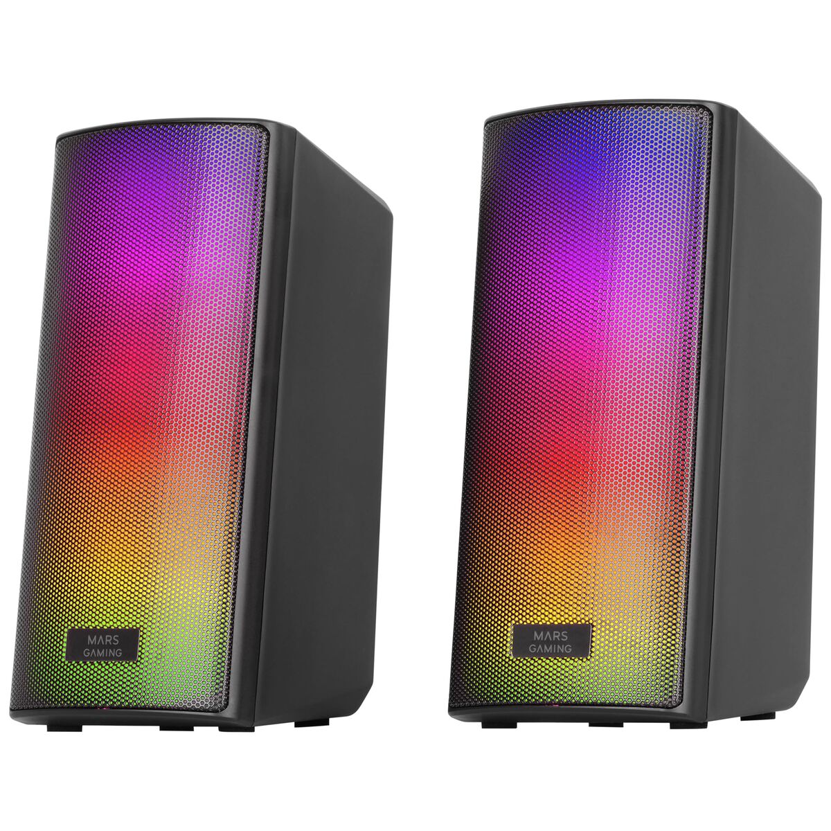 Mars Gaming Pc Speakers Mars Gaming Msrgb2 Black 4 W