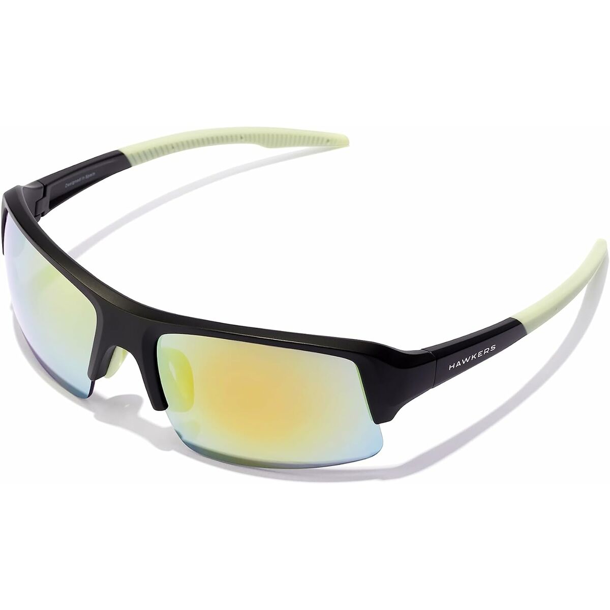 Hawkers Unisex Sunglasses Hawkers Bat Yellow Black Ø 45 Mm