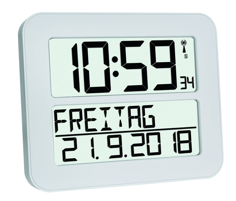 Tfa Dostmann 60.4512.54 Funk Watch Wall 258MM X 212MM X 30MM Silver